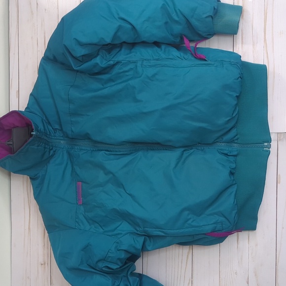 Columbia Vintage Women's Down Insulated Puffer Reversible 90s Jacket - Picture 2 of 8